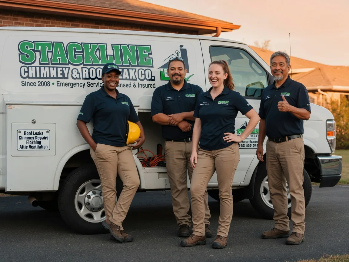 Chimney flashing repair company in Roscoe, PA